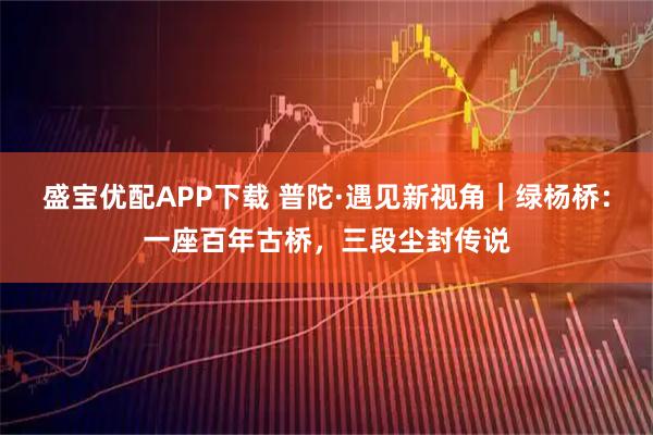 盛宝优配APP下载 普陀·遇见新视角｜绿杨桥：一座百年古桥，三段尘封传说